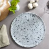 Creatable Geschirrset|Teller|Stone Collection - Pizzateller 4-tlg - Bunt
