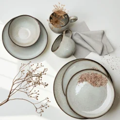 Creatable Geschirrset|Stone - Kombiservice 8-tlg - Grey