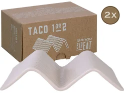 Creatable Geschirrset|Streat Food - Taco Stand 2-tlg - Schwarz