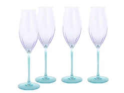 Creatable Gläser|Swirly - Sektglas 4-tlg - Spring