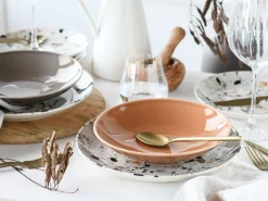 Creatable Geschirrset|Teller|Terrazzo - Tellerset 12-tlg - Mix