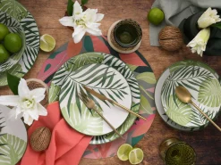 Creatable Geschirrset|Teller|Tropicana - Tellerset 12-tlg - Grün
