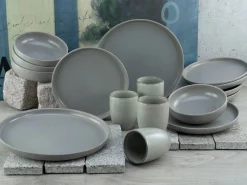 Creatable Geschirrset|Uno - Kombiservice 16-tlg - Grau