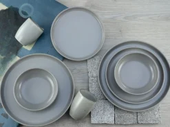 Creatable Geschirrset|Uno - Kombiservice 16-tlg - Grau