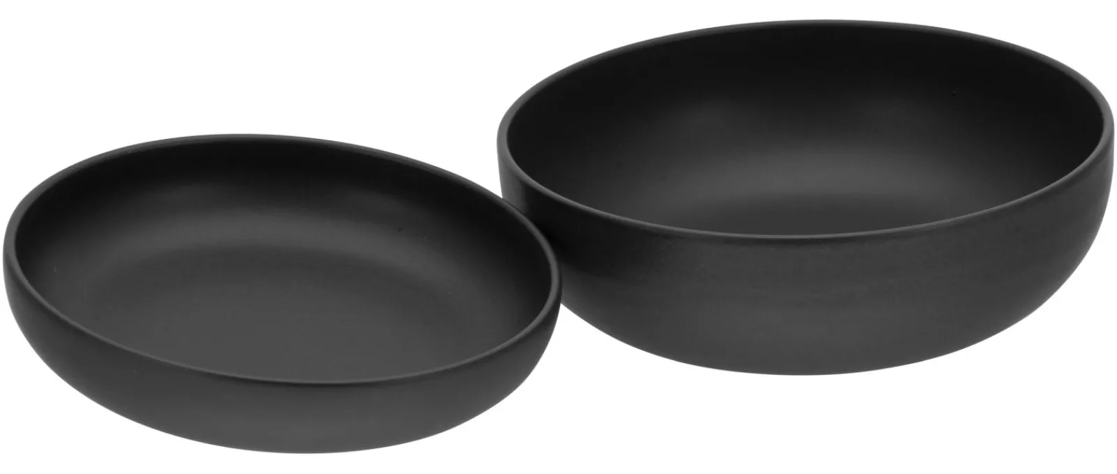 Creatable Bowls & Schüsseln|Geschirrset|Uno - Salatschüssel 2-tlg - Black