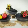 Creatable Bowls & Schüsseln|Geschirrset|Uno - Servierschalen 3-tlg - Black