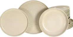 Creatable Geschirrset|Teller|Uno - Tellerset 12-tlg - Black