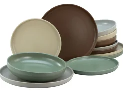 Creatable Geschirrset|Teller|Uno - Tellerset 12-tlg - Black