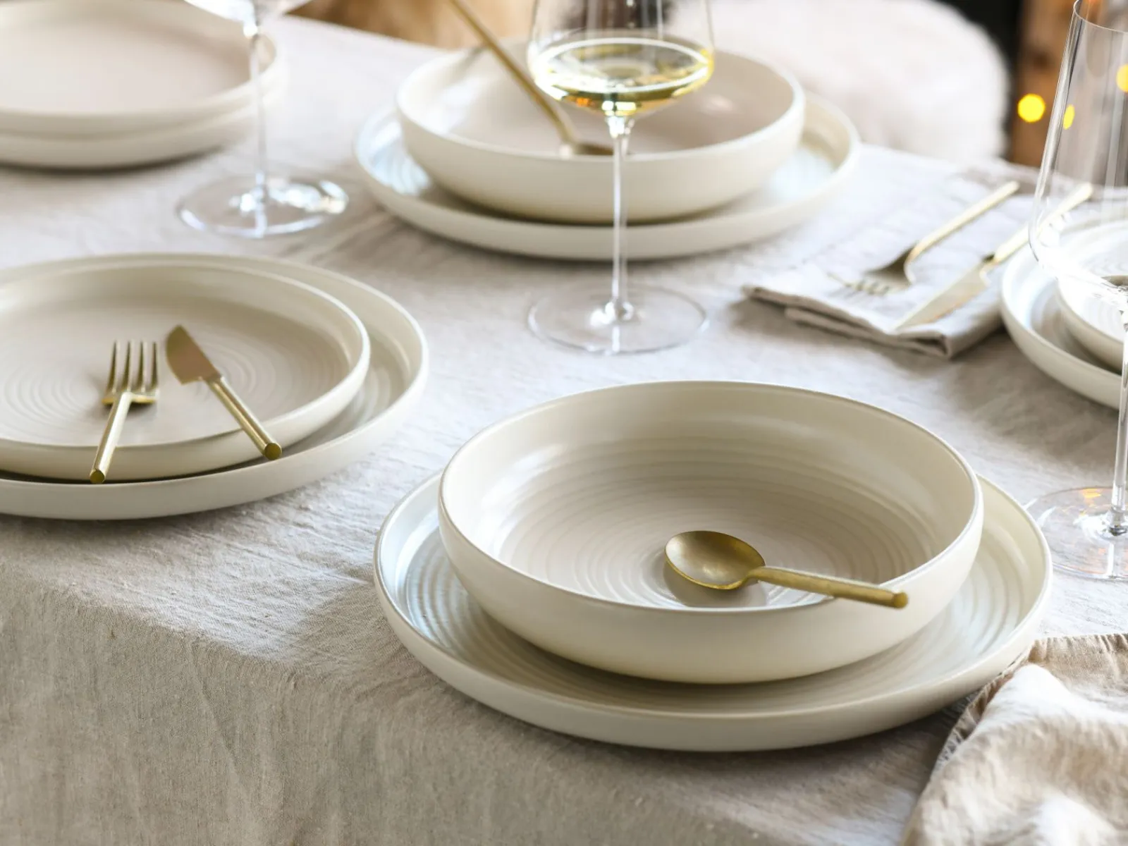 Creatable Geschirrset|Teller|Uno - Tellerset 12-tlg - Black