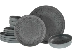 Creatable Geschirrset|Teller|Uno - Tellerset 12-tlg - Offwhite