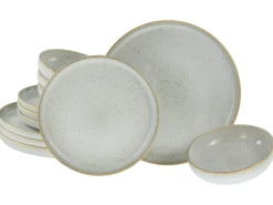 Creatable Geschirrset|Teller|Uno - Tellerset 12-tlg - Offwhite