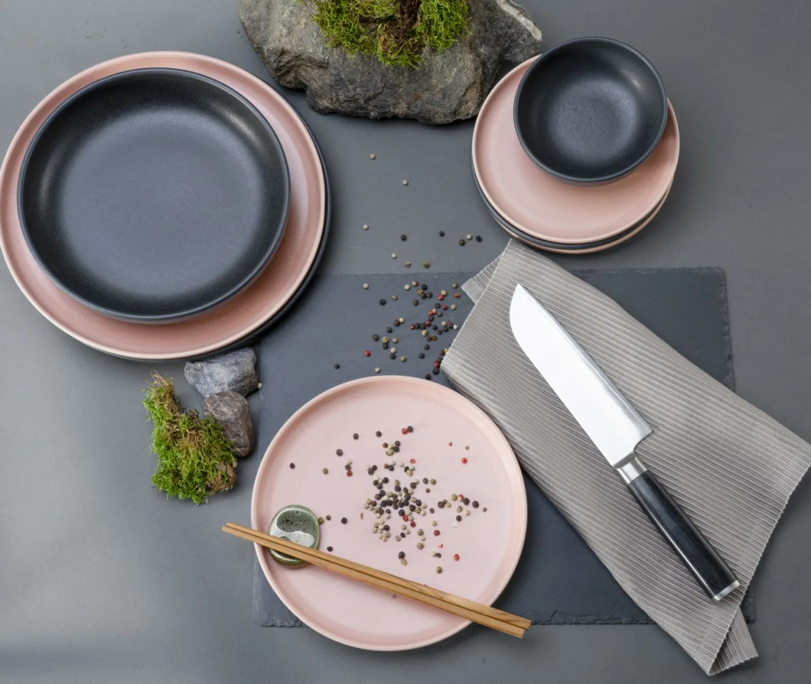 Creatable Geschirrset|Teller|Uno - Tellerset 8-tlg - Rusty Rose