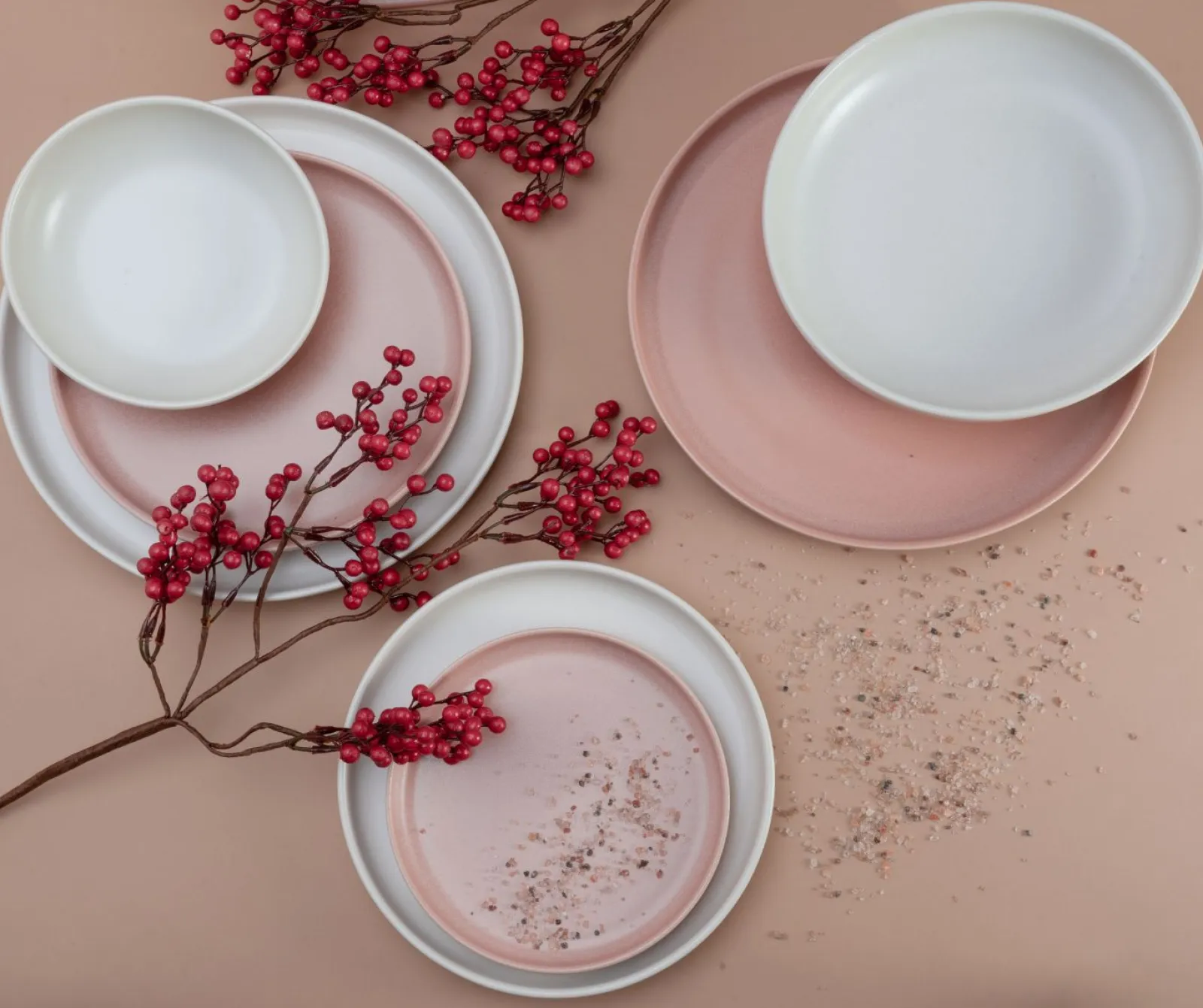 Creatable Geschirrset|Teller|Uno - Tellerset 8-tlg - Rusty Rose