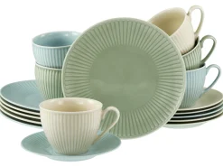 Creatable Geschirrset|Valencia - Kaffeeservice 18-tlg - Weiss