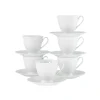 Creatable Geschirrset|Valencia - Kaffeeservice 12-tlg - Weiss