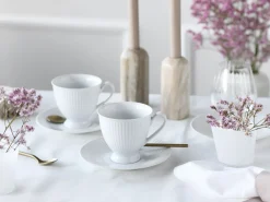 Creatable Geschirrset|Valencia - Kaffeeservice 12-tlg - Weiss