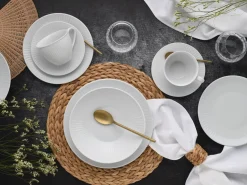 Creatable Geschirrset|Valencia - Kombiservice 30-tlg - Weiss