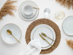 Creatable Geschirrset|Valencia - Kombiservice 30-tlg - Weiss