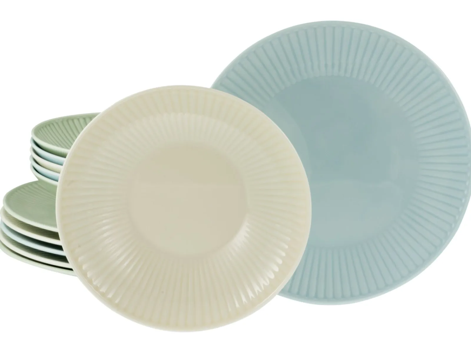 Creatable Geschirrset|Valencia - Tafelservice 12-tlg - Weiss