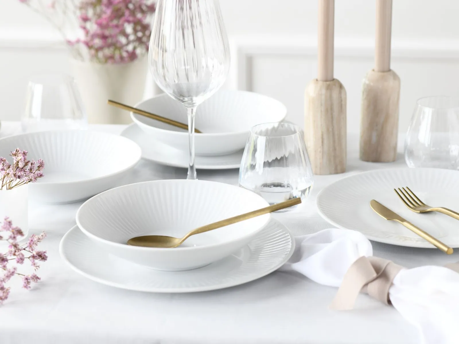 Creatable Geschirrset|Teller|Valencia - Tellerset 18-tlg - Weiss