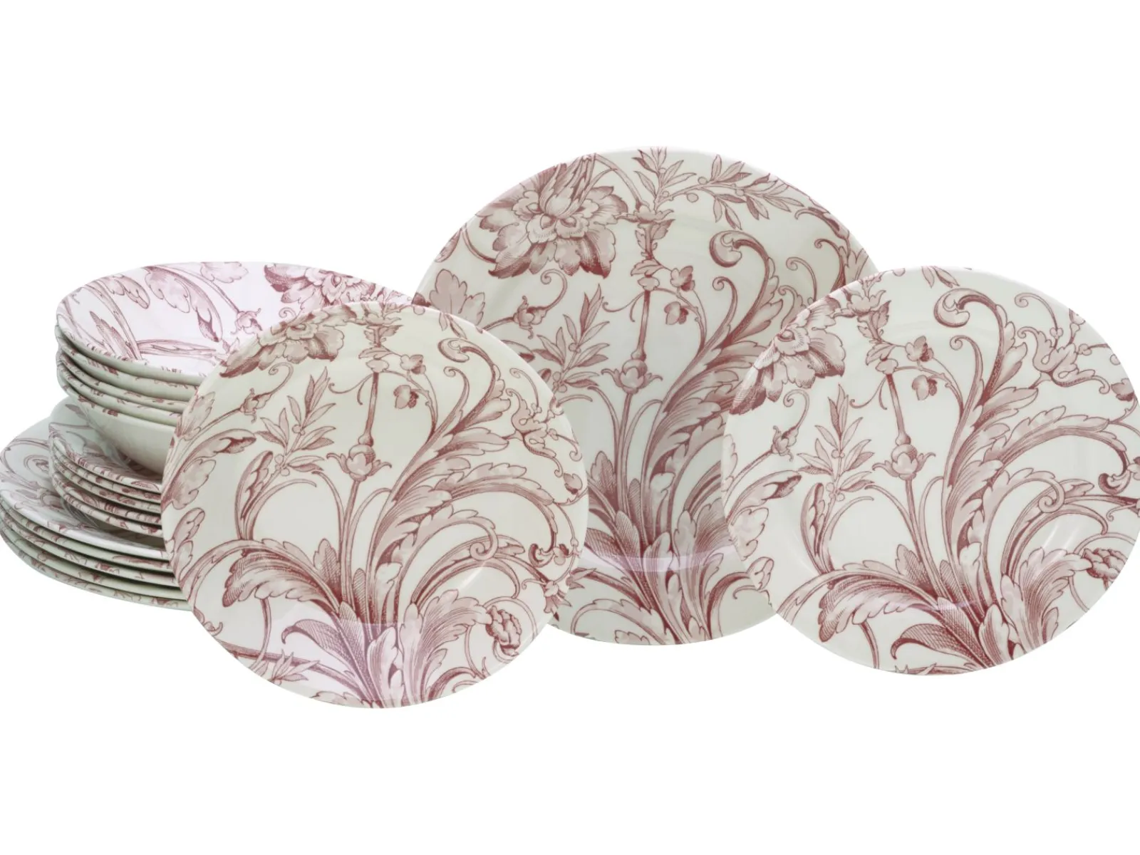Creatable Geschirrset|Venecia - Tellerset 18-tlg - Pink