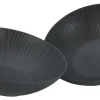 Creatable Bowls & Schüsseln|Geschirrset|Vesuvio - Salatschüssel 2-tlg - Schwarz