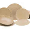 Creatable Geschirrset|Teller|Vesuvio - Tellerset 12-tlg - Schwarz