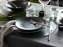 Creatable Geschirrset|Teller|Vesuvio - Tellerset 12-tlg - Schwarz