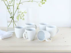 Creatable Becher & Tassen|Geschirrset|Victoria - Kaffeebecher 6-tlg - Weiss