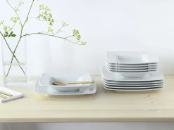 Creatable Geschirrset|Victoria - Tafelservice 12-tlg - Weiss
