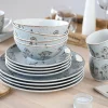 Creatable Geschirrset|Vintage Flowers - Kombiservce 16-tlg - Stein