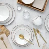 Creatable Geschirrset|Vintage Nature - Kombiservice 16-tlg - Weiss