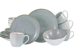Creatable Geschirrset|Vintage Nature - Kombiservice 16-tlg - Weiss