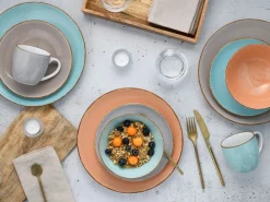 Creatable Geschirrset|Vintage Nature - Kombiservice 16-tlg - Weiss