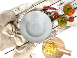 Creatable Pizza & Pasta|Geschirrset|Vintage Nature - Pastateller 4-tlg - Weiss