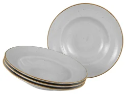 Creatable Pizza & Pasta|Geschirrset|Vintage Nature - Pastateller 4-tlg - Weiss