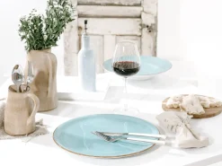 Creatable Pizza & Pasta|Geschirrset|Vintage Nature - Pizzateller 4-tlg - Weiss