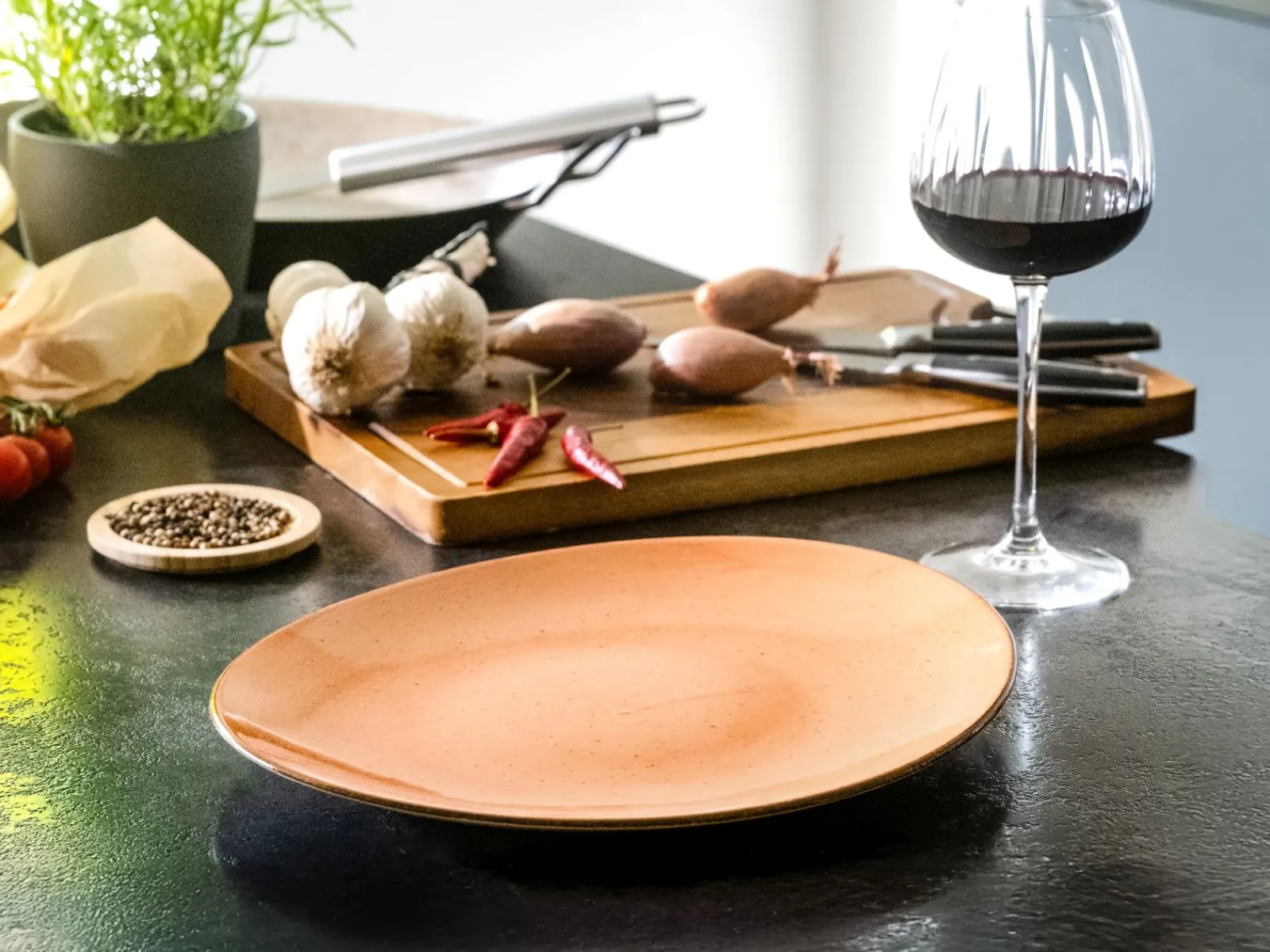 Creatable Geschirrset|Teller|Vintage Nature - Tellerset 4-tlg, Vintage Nature - Steak Set 8-tlg - bunt