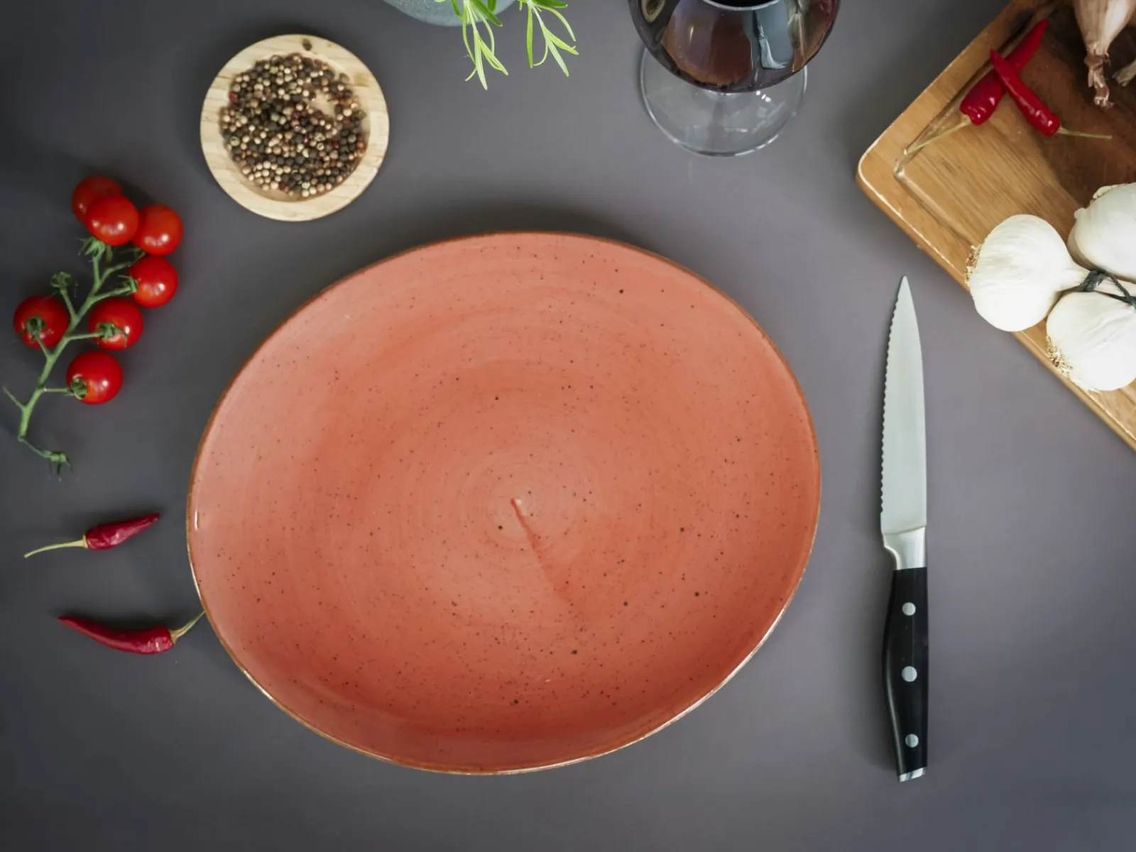 Creatable Geschirrset|Teller|Vintage Nature - Tellerset 4-tlg, Vintage Nature - Steak Set 8-tlg - bunt