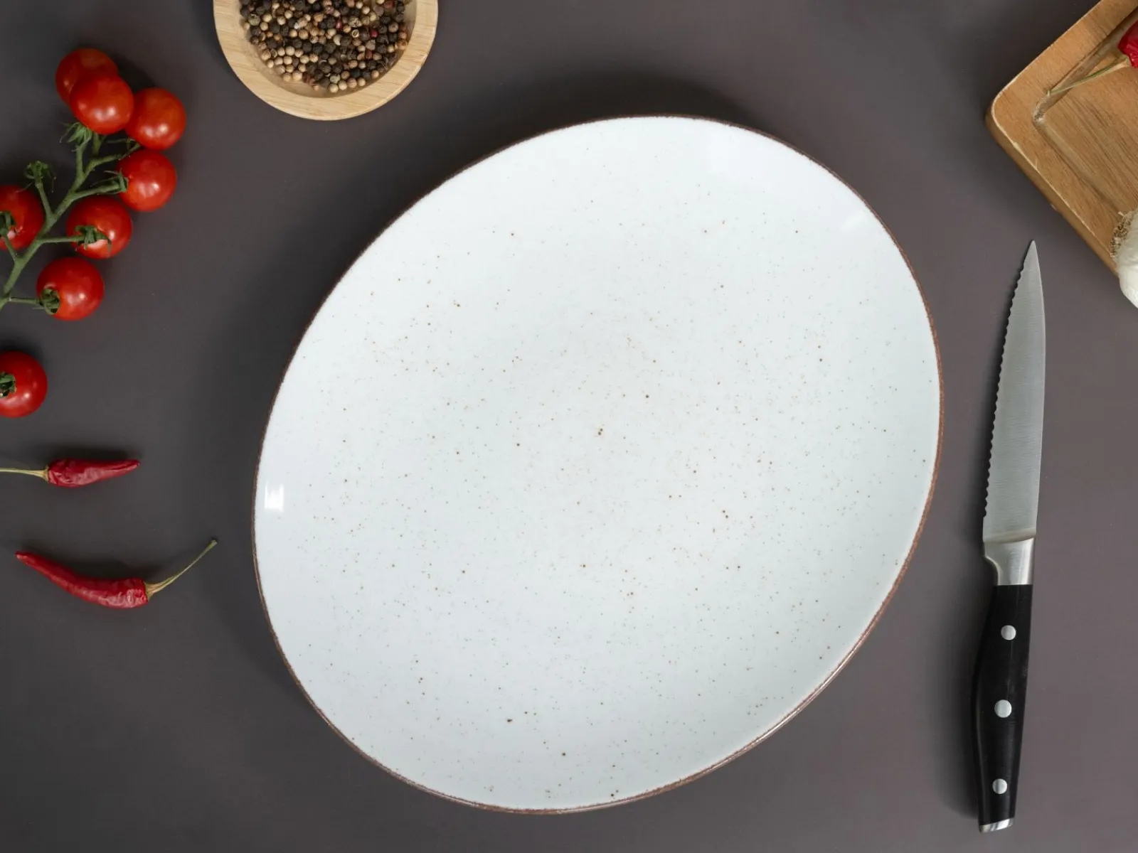 Creatable Geschirrset|Teller|Vintage Nature - Tellerset 4-tlg, Vintage Nature - Steak Set 8-tlg - bunt
