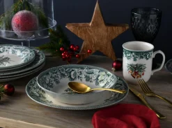 Creatable Geschirrset|Weihnachten - Kombiservice 16-tlg - Grün