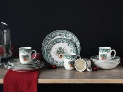 Creatable Geschirrset|Weihnachten - Kombiservice 16-tlg - Grün