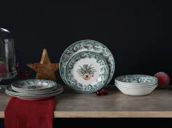 Creatable Geschirrset|Weihnachten - Tellerset 12-tlg - Grün