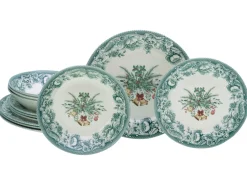 Creatable Geschirrset|Weihnachten - Tellerset 12-tlg - Grün