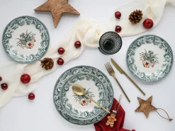 Creatable Geschirrset|Weihnachten - Tellerset 12-tlg - Grün