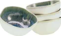 Creatable Bowls & Schüsseln|Geschirrset|Yuki - Bowl 4-tlg - Grün-blau