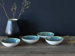 Creatable Bowls & Schüsseln|Geschirrset|Yuki - Mehrzweckschale 4-tlg - Grün-blau