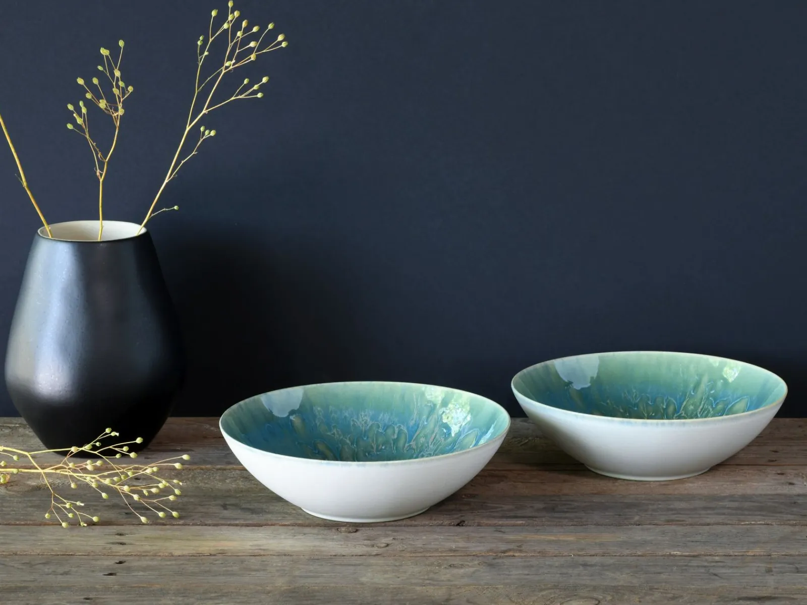 Creatable Bowls & Schüsseln|Geschirrset|Yuki - Salatschüssel 2-tlg - Grün-blau