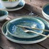 Creatable Geschirrset|Teller|Yuki - Tellerset 12-tlg - Grün-blau